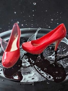 Olsenboye Red Patent High Heels Women's Shoes Size 9 Sexy Versitile Fashion Cute